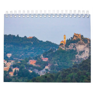 Eze Medieval Village, French Riviera Calendar