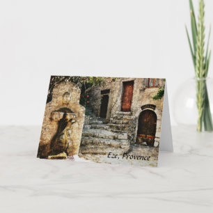 Eze, Provence greeting card
