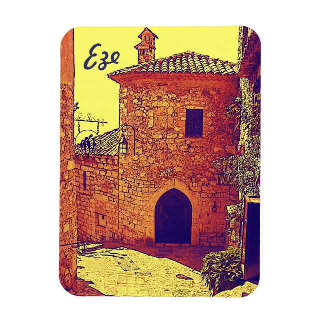 Eze, Provence magnet (Vertical)