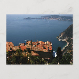 eze, Provence postcard