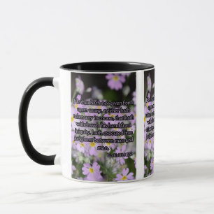Ezekiel 18:8 KJV Bible Verse Pic Two-Tone Mug