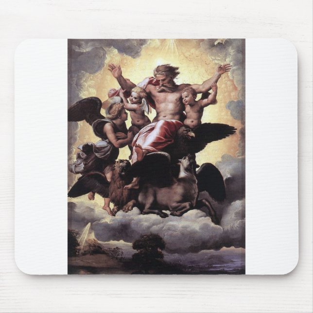Ezekiel's Vision - Raphael - 1518 Mouse Pad (Front)