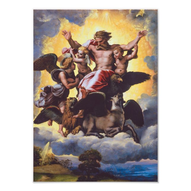 Ezekiel's Vision | Raphael | Photo Print (Front)