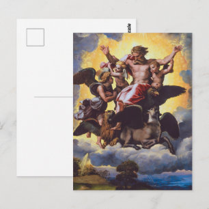Ezekiel's Vision   Raphael   Postcard