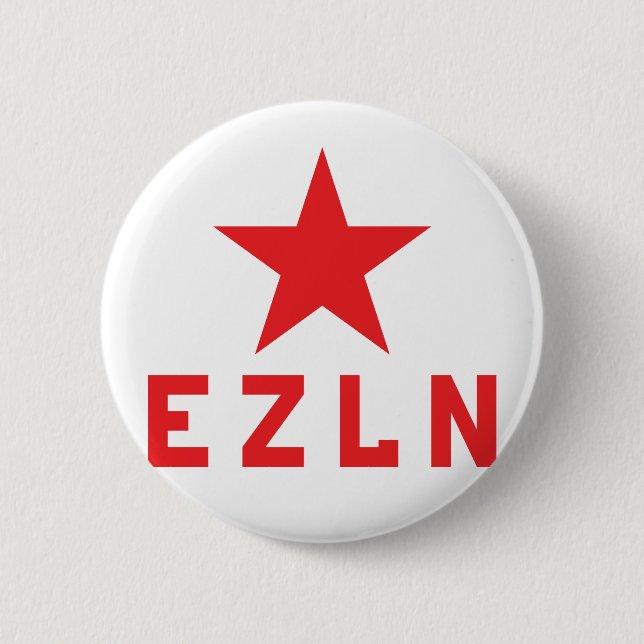 EZLN Zapatista Button (Front)