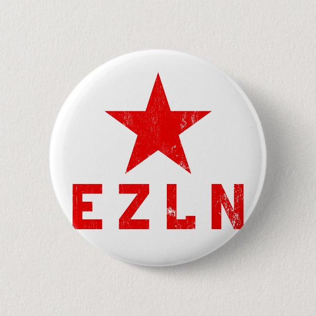 EZLN Zapatista Button (Front)