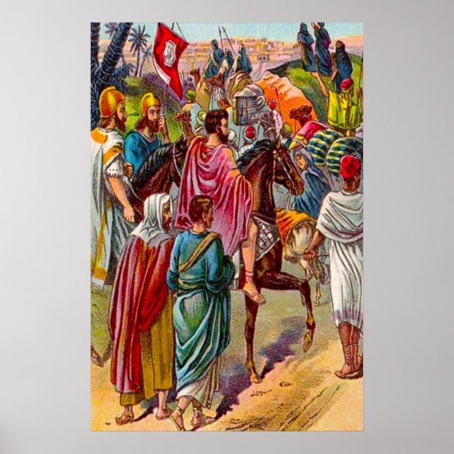 Ezra 1 Affiche de retour à Jérusalem (Devant)