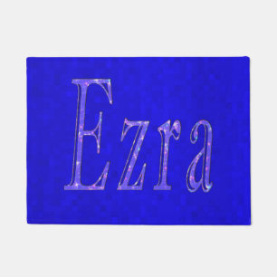 Ezra, Name Logo, Doormat