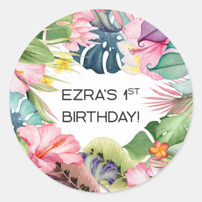 Ezra tropical birthday seal (Front)