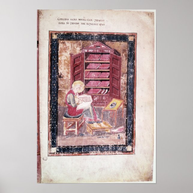 Ezra writing the sacred books poster (Front)