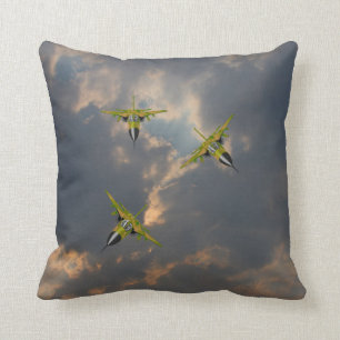 F111 IN YOUR FACE THROW PILLOW