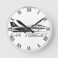 F14 Tomcat VF-103 Jollys rogers - dessin Horloge
