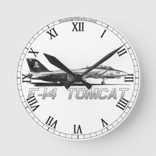 F14 Tomcat VF-103 Jollys rogers - dessin Horloge