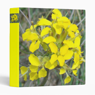 F14 Yellow Wildflowers Binder