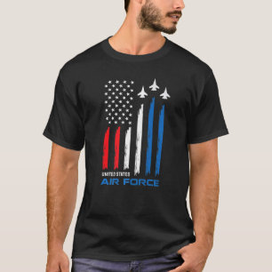 F15 Eagle Fighter Jet Usa Flag Airplane F 15 4th O T-Shirt