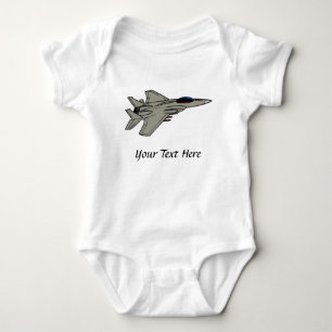 F15 Fighter Design Baby Bodysuit