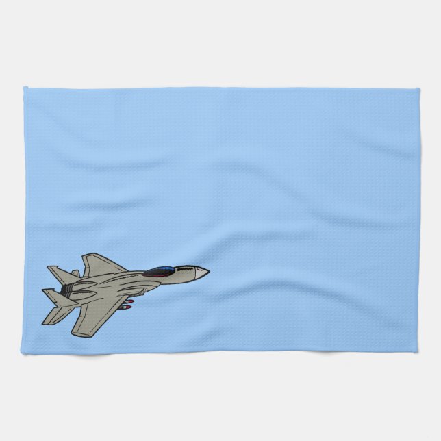 F15 Fighter Design Kitchen Towel (Horizontal)