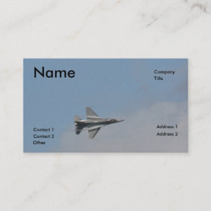 F16 water vapour business card