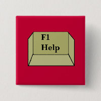 F1 HELP computer key - button