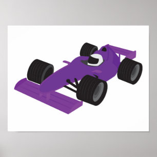 F1 Race Car Poster