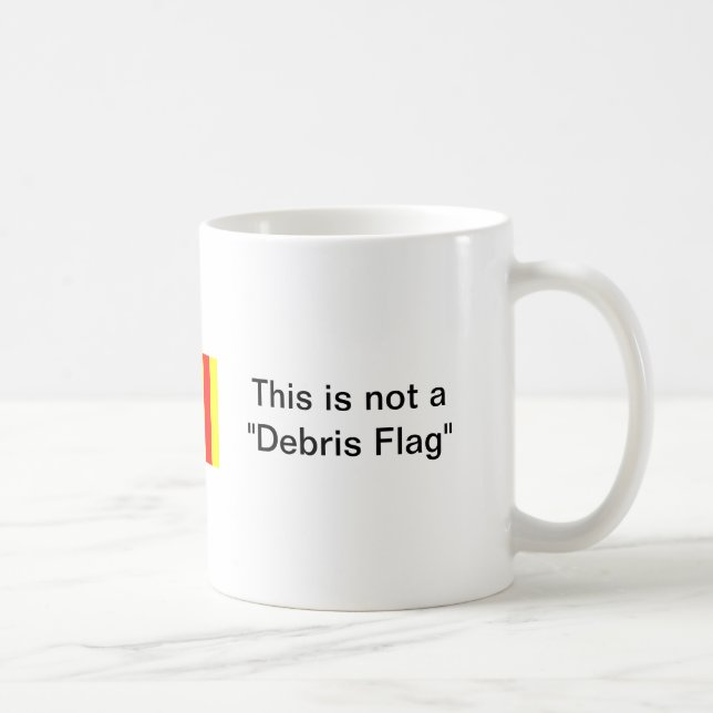 f1-surf, This is not a"Debris Flag" Coffee Mug (Right)