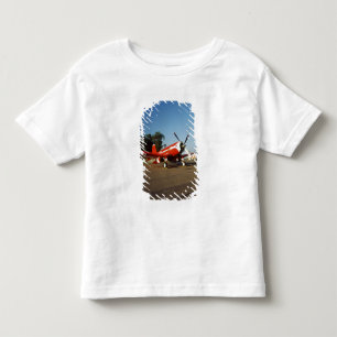 F2G-1D Super Corsair airplane at an air show in Toddler T-shirt