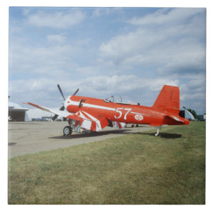 F2G-1D Super Corsair airplane at the air show in Tile