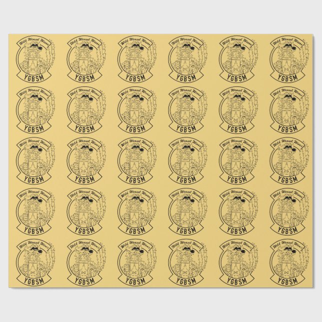 F35 Wild Weasel Wives Wrapping Paper (Flat)