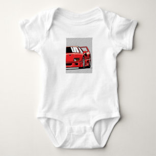 F40 Racing Baby Bodysuit