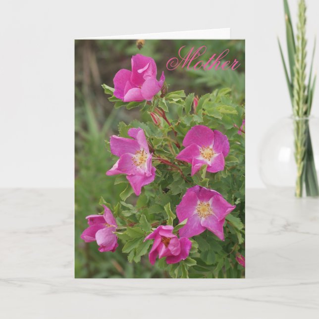 F46 Wild Roses Card (Front)