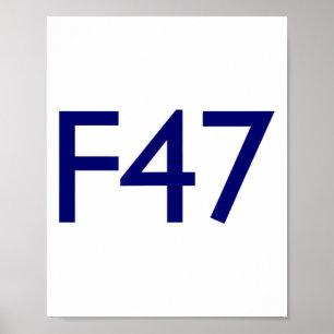 F47 Collection Resist Trump And Project 2025  Poster