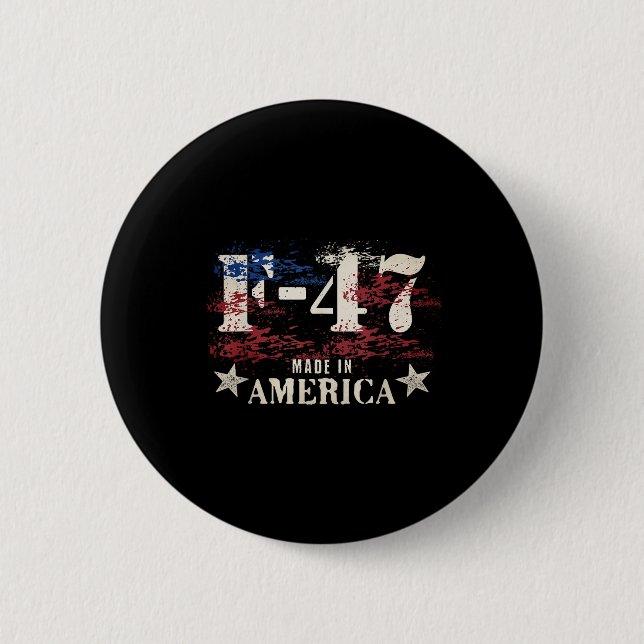 F47 Fighter Jet F-47 Aircraft  2 Inch Round Button (Front)