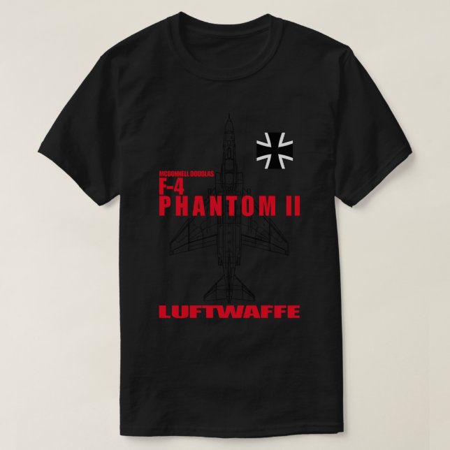 F4 Phantom II Luftwaffe   T-Shirt (Design Front)