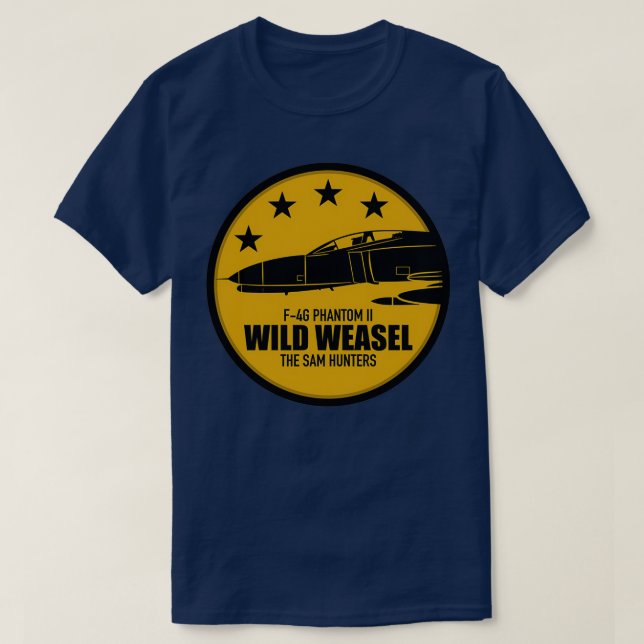 F4 Phantom II Wild Weasel  T-Shirt (Design Front)