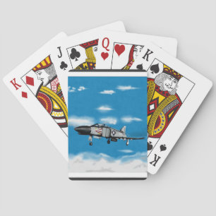F4 Phantom  Navy Jet Fighter Playing Cards