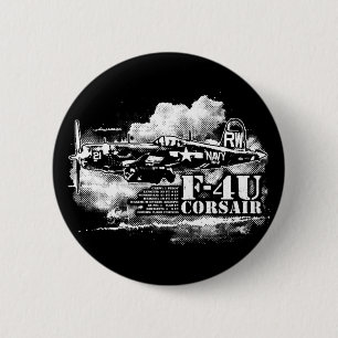 F4U CORSAIR 2 INCH ROUND BUTTON