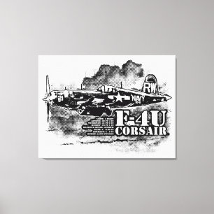 F4U CORSAIR CANVAS PRINT