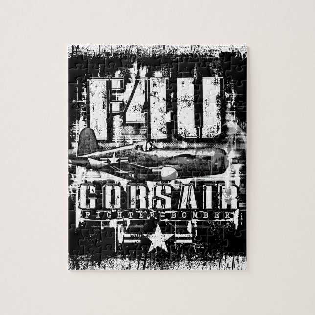 F4U CORSAIR JIGSAW PUZZLE (Vertical)