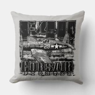 F4U CORSAIR THROW PILLOW