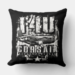 F4U CORSAIR THROW PILLOW