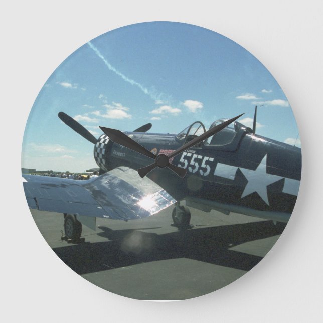 F4U Corsair Wall Horloge (Recto)
