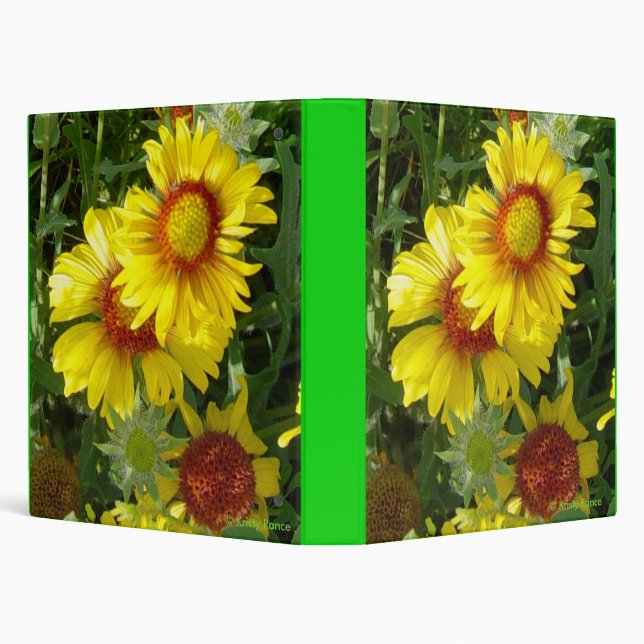 F6 Yellow Wildflowers Binder (Background)