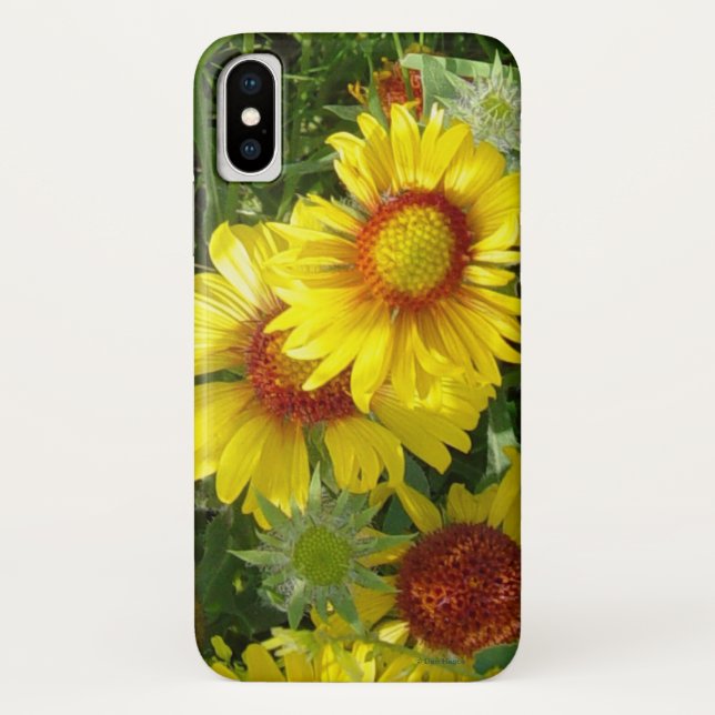 F6 Yellow Wildflowers Gaillardia Case-Mate iPhone Case (Back)