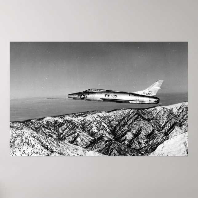 F-100 Super Sabre Poster (Front)