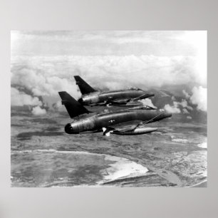 F-100 Super Sabre Poster