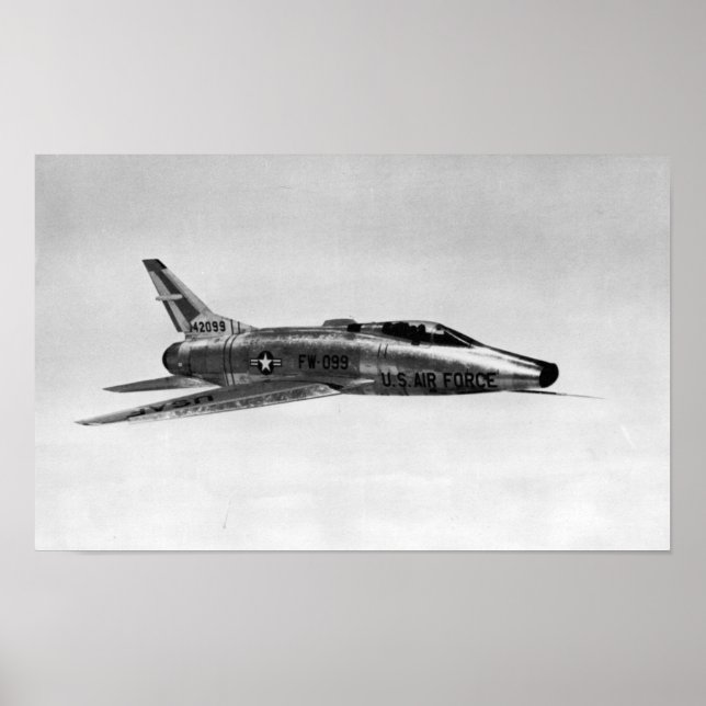 F-100 Super Sabre Poster (Front)
