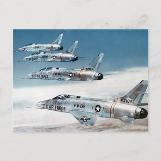 F-100 Super Sabres Postcard