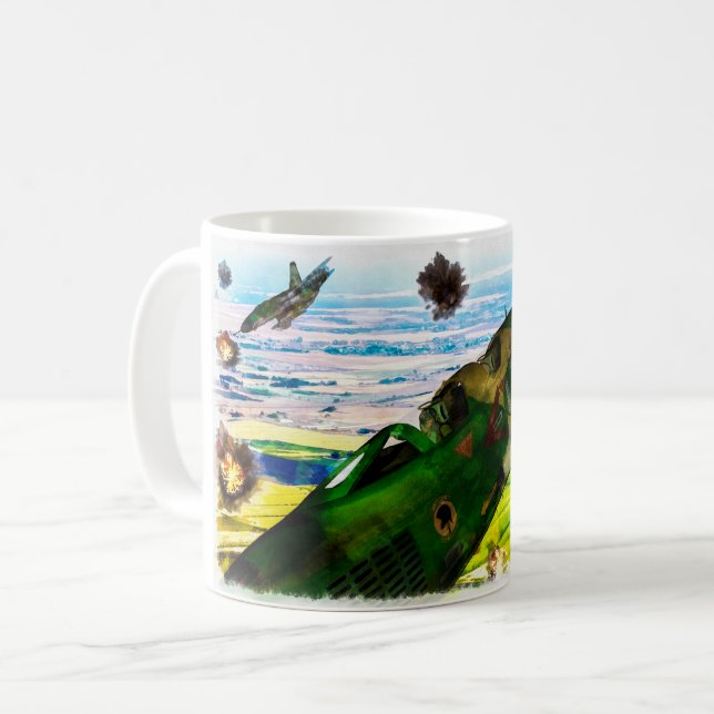 F-105 Thunderchief Strike Coffee Mug (Front Left)