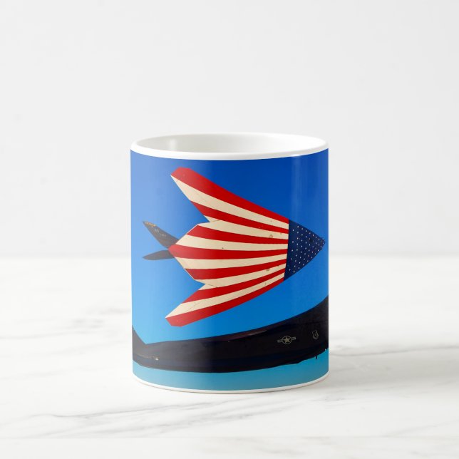 F-117 NIGHTHAWK Patriotic Mug (Center)