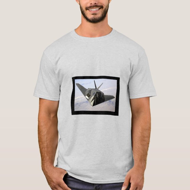 F-117 Nighthawk Stealth Bomber T-Shirt (Front)
